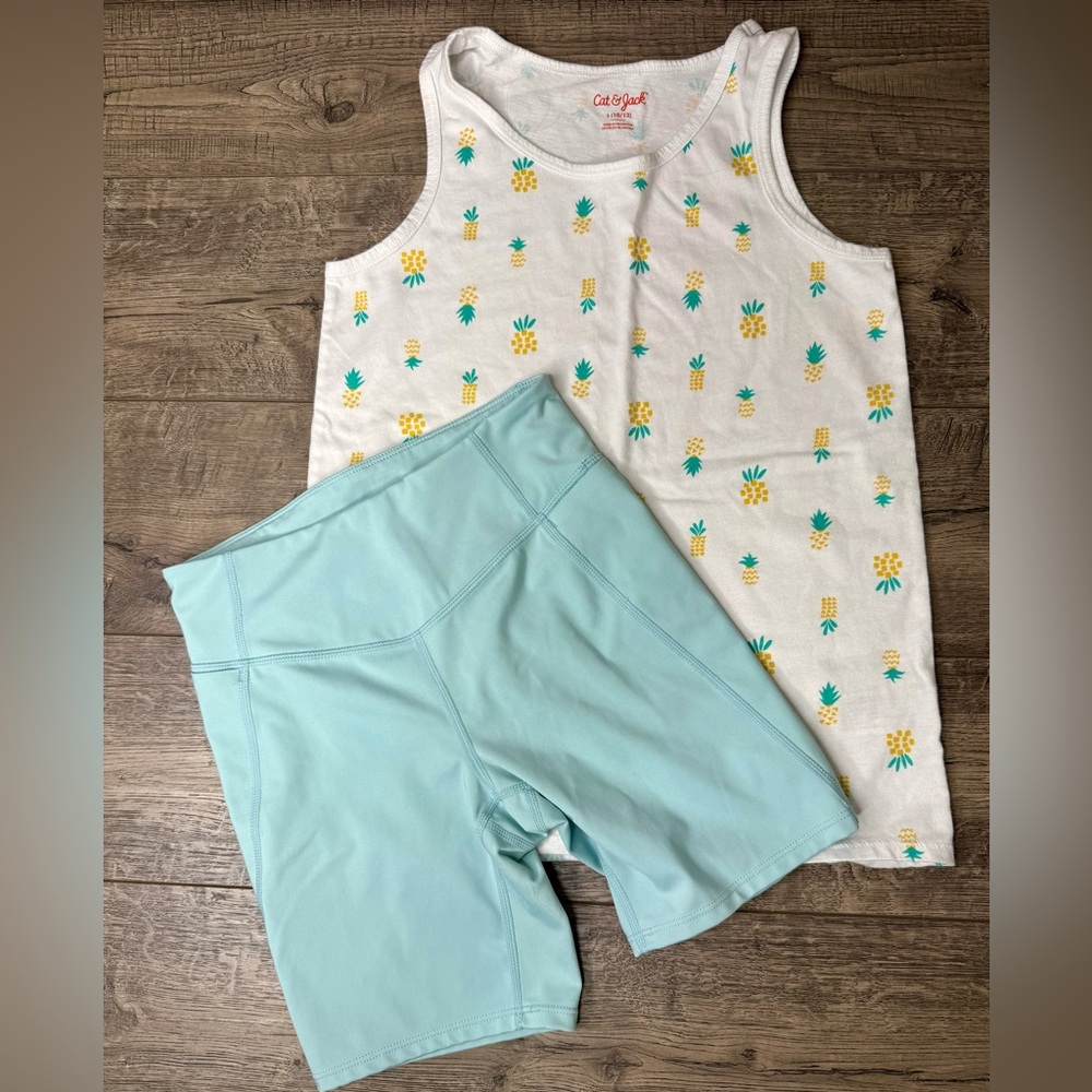 Girls Zella Short and Tank Set Size L 10/12